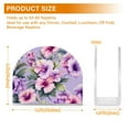 thumbnail image 2 of Ryvnso Hibiscus Flowers Acrylic Napkin Holder Table Kitchen Paper Tissue Organization 1 Pack, 2 of 7