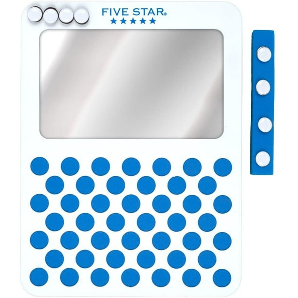 Miroir et tableau de casier Five Star, magnétique, punaise, accessoires de  casier scolaire, 6 po x 8 po, bleu (73533) 