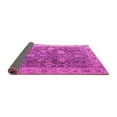 thumbnail image 2 of Ahgly Company Indoor Square Abstract Pink Modern Area Rugs, 6' Square, 2 of 4
