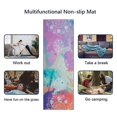 thumbnail image 2 of Yoga Mat Print Qucik Dry Non-Slip Foldable Yoga Towel Fitness Blanket, 2 of 2
