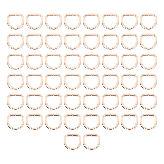 D Rings, Three Colors Sewing Rings Buckle Multi Purpose Strong Durable For DIY For Handbags For Key Chains