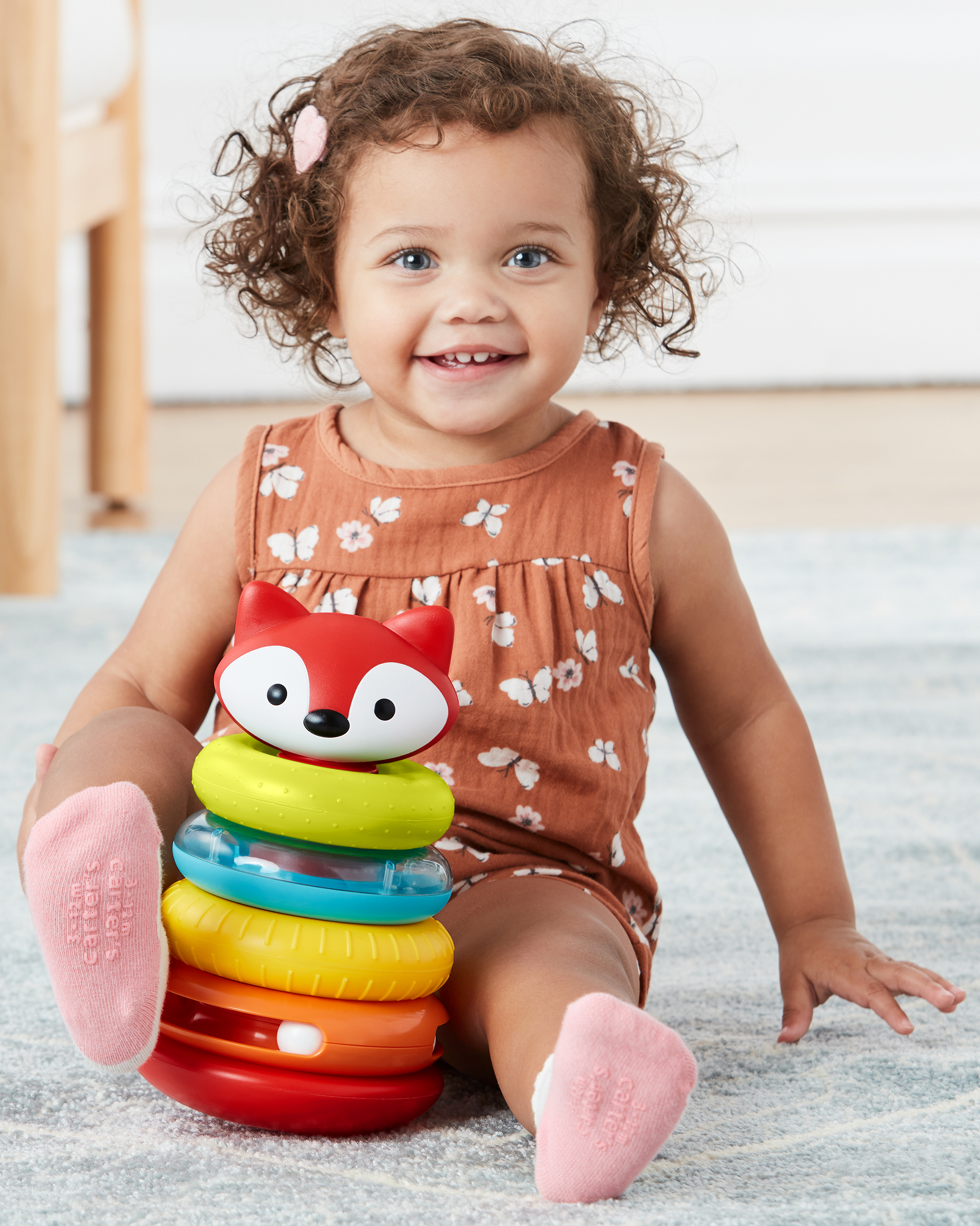Skip Hop Explore and More Baby Stacking Toy, Fox