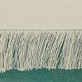 thumbnail image 4 of Ox Bay 14" x 36" Green/ White Color Block Organic Cotton Pillow Cover, 4 of 9