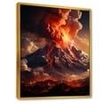 thumbnail image 2 of Designart "Essence Of The Volcanic Realm" Volcano Floater Framed Wall Art Prints, 2 of 5