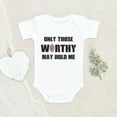 thumbnail image 2 of Newbabywishes - Those Worthful May Hold Baby Clothes for Boys and Girls - Funny Saying Baby Clothes, 2 of 4