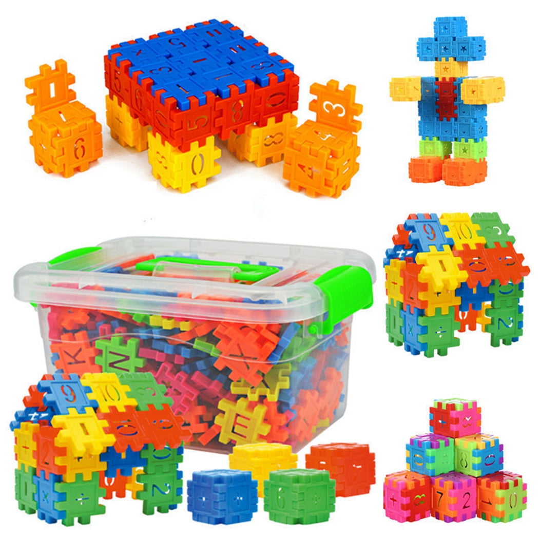 Nobrand Building Block Set Developmental Number Building Blocks Educational Toy For Kids Multicolour
