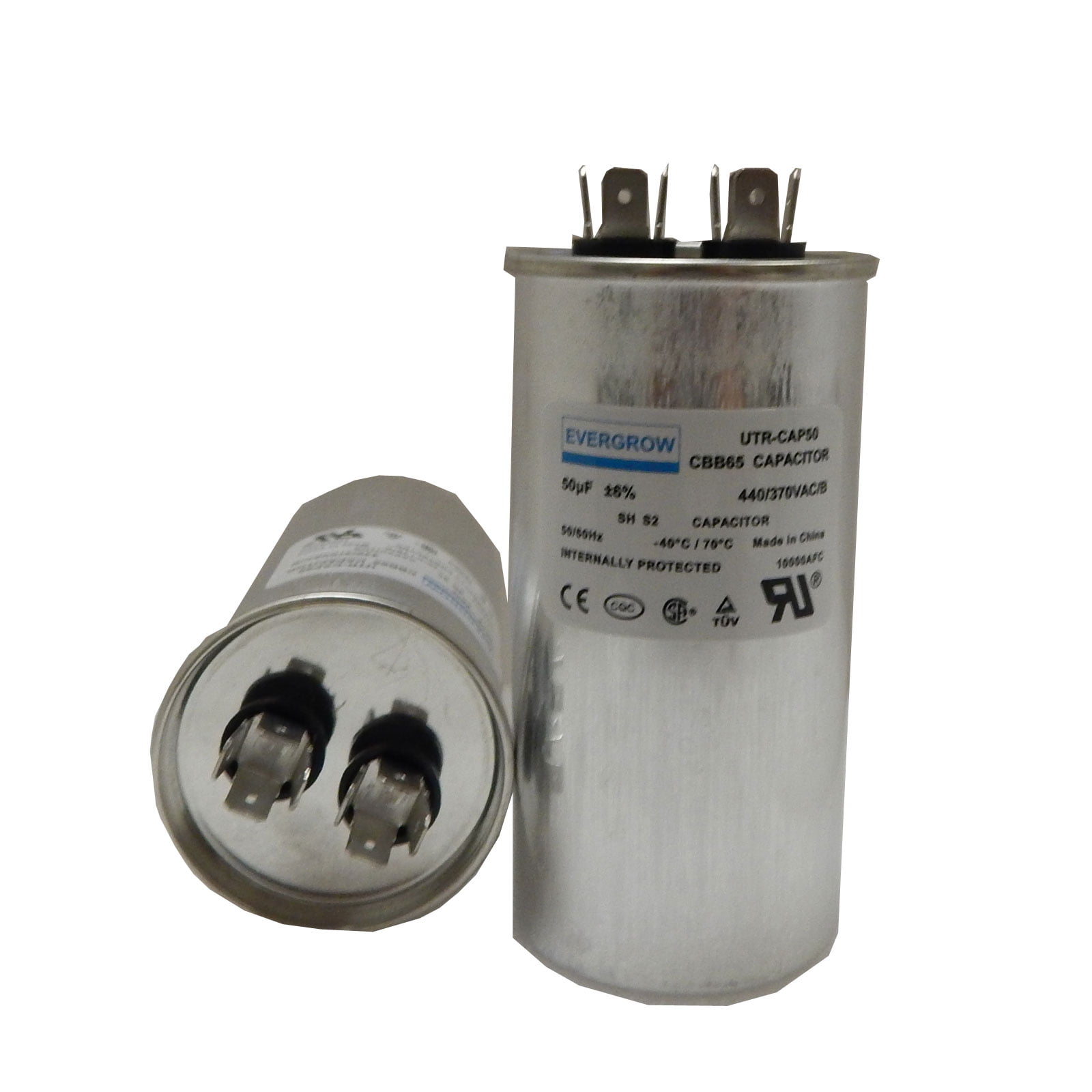 Cbb65a Round Electric Motor Start Run Capacitor 450vac 50uf 50mfd