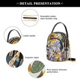 thumbnail image 4 of FORMRS Crossbody Bag for Women Quilted Travel Shoulder Cell Phone Purse with Chain Strap Handbag, Purple Flowers, 4 of 7