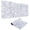 White Topographic, variant on Mouse Pad Gaming Mousepad 31.5 x 11.8 x0.12in Large Mouse Pad for Keyboard and Mouse with Anti-Slip Rubber Base, Keyboard Pad XL Mouse Mat for Home and Office（Black)