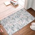 thumbnail image 2 of Salouo white Moose winter tree Pattern Outdoor Indoor Sturdy Doormats 16’’×24’’, Anti Fatigue Soft Flannel Thick Door Mat,Non-Slip Rectangle Rug Cushion, 2 of 7