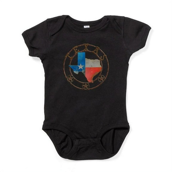 CafePress - Texas Wrought Iron Barn Art - Cute Infant Bodysuit Baby Romper - Size Newborn - 24 Months