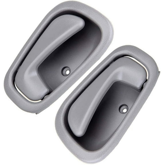 CCIYU Door Handles Interior Front Rear Driver Passenger Side Replacement fit for 1998-2002 for Toyota Corolla 6920602050B1 6920502050B1 Grey(2pcs)