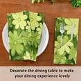 thumbnail image 6 of Napkin Satin Napkin 20*20Inchx1 Kitchen Towel Dinner Plate Towel Decorative Towel Napkin Tea Towel Suitable For Kitchen Table Green Flower 1, 6 of 8