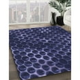 thumbnail image 3 of Ahgly Company Machine Washable Indoor Rectangle Transitional Night Blue Area Rugs, 5' x 8', 3 of 7