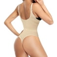 thumbnail image 2 of QRIC Women Tummy Control Shapewear Bodysuit Full Body Slimmer Butt Lifter Body Shaper Thong Open Bust Fajas, 2 of 6