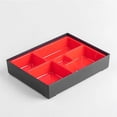 thumbnail image 3 of Portable Bento Box Sushi 5 Compartments Japanese Style Lunch Containers For Catering Office, 3 of 5