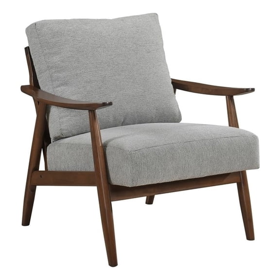 Lexicon Barton Textured Accent Chair in Gray