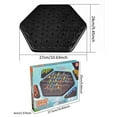 thumbnail image 2 of Triggle Game Funny Chain Triangle Game Peg Board Brain Teaser Strategy Board Game, 2 of 5
