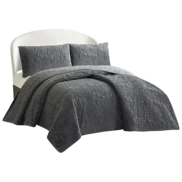 Edredón con Fundas King Size Elefantito Luna Color Gris Suave Pelo Largo