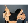 thumbnail image 2 of HILASON Western Horse Saddle Treeless Trail Barrel American Leather | for Horses, 2 of 5