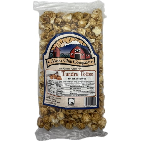Alaska Chip Company Ak Popcorn Tundra Toffee 6oz
