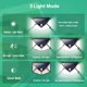 thumbnail image 3 of Lámpara solar al aire libre Iluminación exterior impermeable Luz solar de 270 ° Sensor de movimiento solar de 180 ° Luz puntual Luz de pared solar para jardín 4 piezas, 3 of 5
