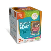 Peaceable Kingdom Where's Bear? Toddler Hide and Find Stacking Block Game for 2 Year Olds and Up