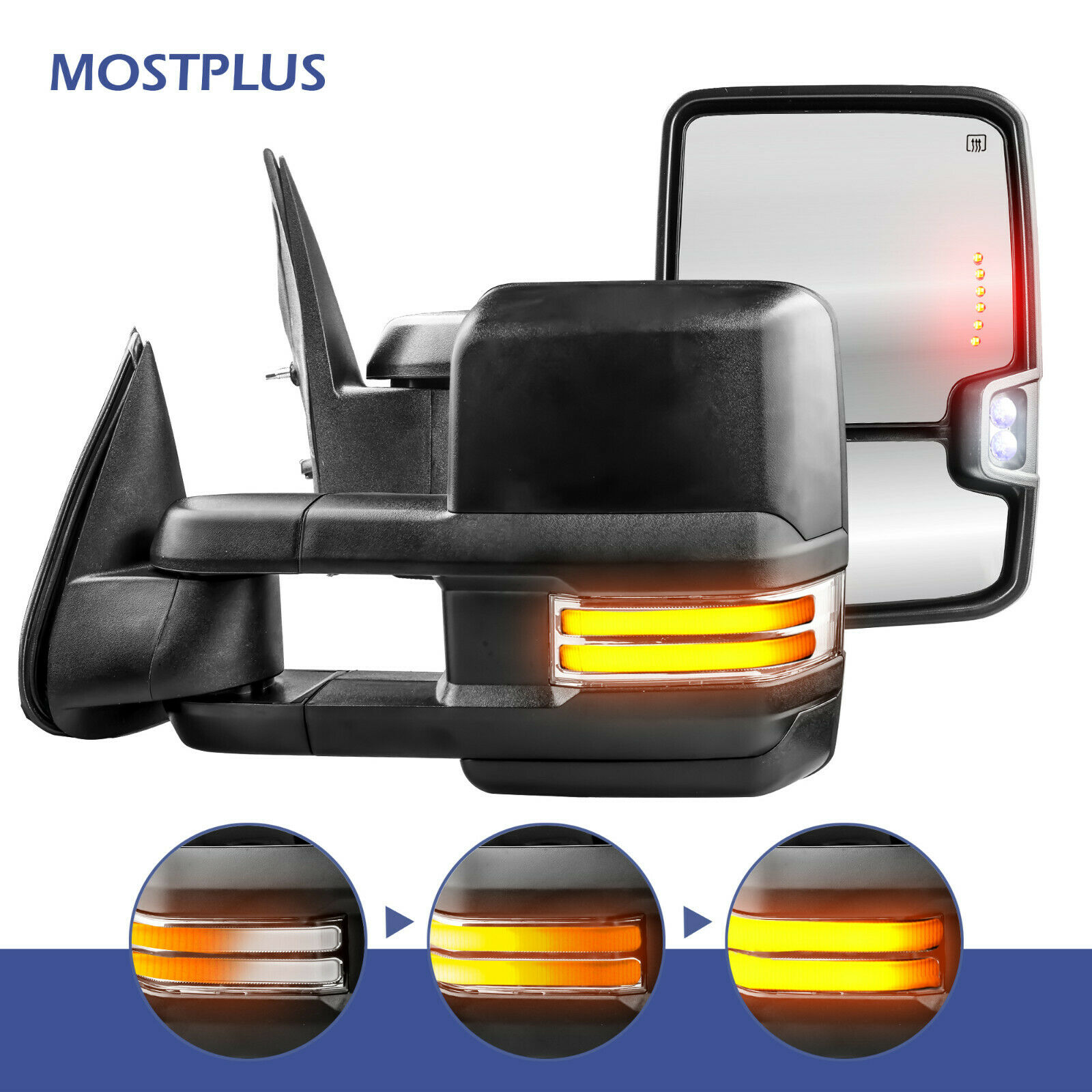 Everything You Need For Less Pair For 9902 Chevy Truck Tow Mirrors