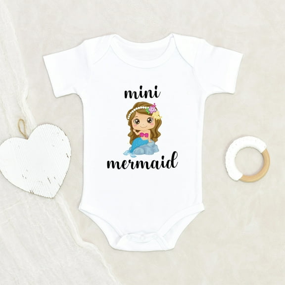 Sea Themed Baby Clothes - Mini Mermaids Baby Clothes - Newborn Baby Clothes - Cute Baby Clothes