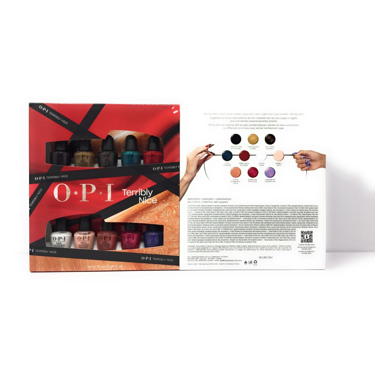 OPI Terribly Nice Nail Lacquer Mini 10 Piece Stocking Stuffer, Holiday Polish Gifts - image 4 of 4