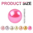 thumbnail image 3 of Desktop ornament,130Pcs/Bag 3 8mm Faux Round Plastic Pearl Beads Tiny Loose Spacer Beads Findings For DIY Craft Necklaces Bracelets Jewelry Making, 3 of 8
