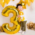 thumbnail image 2 of Globo digital De Aluminio De Oro De 32 Pulgadas Boda , Decoración De Fiesta De Cumpleaños , Suministros De Globos De Helio De Aire , Juguetes Para Niños Gao Jiahui  unisex, 2 of 2
