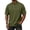 Army Green #12, variant on Dresfit Mens Henley Shirts Waffle Short Sleeve Business T Shirts Button Down Relaxed Fit Big and Tall Golf Tops Cotton Loose Shirt Light Purple S