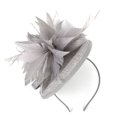 thumbnail image 5 of MESSUEN Tea Party Hats for Women Hats Fashion Women's Church Hats for Tea Party for Women Womens Dress Hats Tea Party Hat Tea Party Headwear Gray One Size, 5 of 9