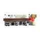 thumbnail image 3 of Tarjeta elevadora PCI-E Tarjeta de expansión 1x a 16x Tarjeta de video Tarjeta de expansión de 8 capacitores para minería de computadoras, Rojo Inevent EL004741-01B, 3 of 7