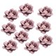 thumbnail image 1 of 10 cabezas de flores de camelia de simulación DIY para decoración de accesorios para el cabello de 4,5 cm Luz púrpura, 1 of 9