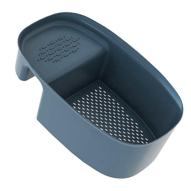 Cateissary Escurridor de cocina, cesta colgante para fregadero con orificios de drenaje, bandejas, colador de cocina, drenaje, separación seca y húmeda Juegos de accesorios de baño 21x13.5x7cm Cateissary HA038896-00