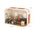 thumbnail image 4 of de Artesanía Modelo Tienda en Miniatura-decoración para hogar-modelo en Miniatura para Construir-regalos de Cumpleaño Panaderia Yotijar Casa de miniaturas, 4 of 5