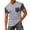 Grey, variant on Mens Shirts Short Sleeve Stylish Fitted Stretch Tees for Men Stretch Classic Slim Fit Soft Thin Shirts Beach Casual Clothing Grey Size S