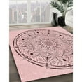 thumbnail image 3 of Ahgly Company Machine Washable Indoor Rectangle Transitional Indian Red Area Rugs, 2' x 4', 3 of 7