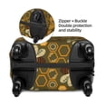 thumbnail image 4 of Easygdp Bees And Honeycombs Double-Sided Printed Elastic Suitcase Protective Cover,Invisible Zipper, Business Trip Luggage Cases,Washable And Resistant To Falling -Medium, 4 of 9