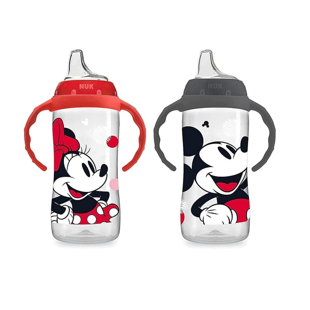 Vaso de Aprendizaje NUK Mickey Minnie 300ml Paquete de 2