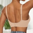 thumbnail image 6 of Tumotour Seamless Supportive Wireless Bra Push Up Bra For Women'S Supportive No Underwire Bras Deep V Balconette Bras Everyday Bra, 6 of 6