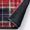 thumbnail image 4 of (2 pack) Better Homes & Gardens  Printed VelvetLoft Reverse  Faux Shearling Adult Throw, 50”  x 60”, Rich Black Alford, 4 of 10