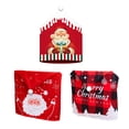 thumbnail image 4 of Inteprter Funda trasera para silla de Navidad, funda protectora impresa de doble cara para habitación familiar, restaurante, cocina, Hotel, fiesta, Kits de decoración para fiestas Tipo3 Inteprter HA070278-03, 4 of 5