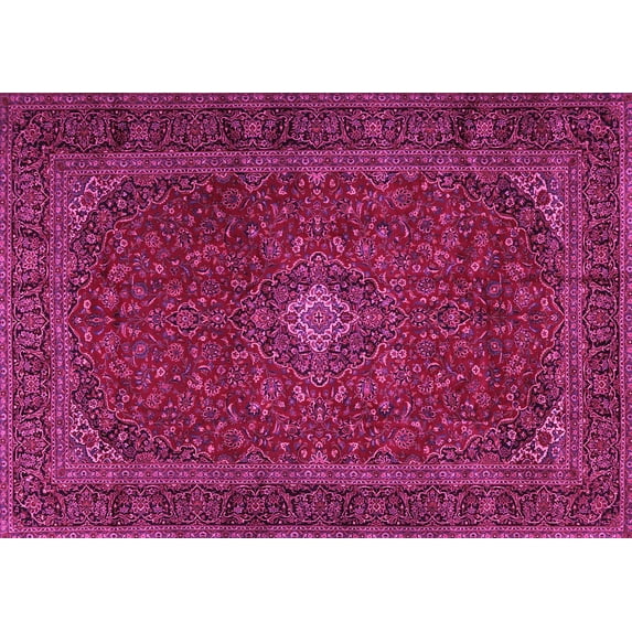 Ahgly Company Indoor Rectangle Persian Pink Traditional Area Rugs, 2' x 5'