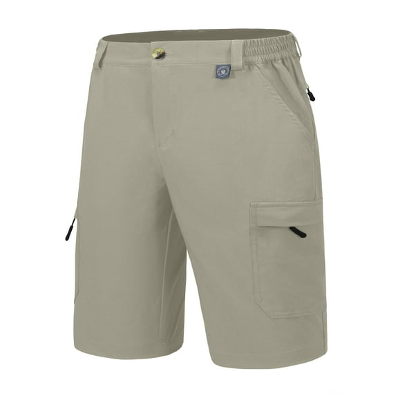 Little Donkey Andy Men's 10 Inch Quick Dry Cargo Shorts Stretch Lightweight Outdoor Hiking Shorts UPF 50 Sage Size XL