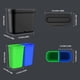 thumbnail image 3 of Bote de Basura para Coche Xihbxyly, 3 of 7
