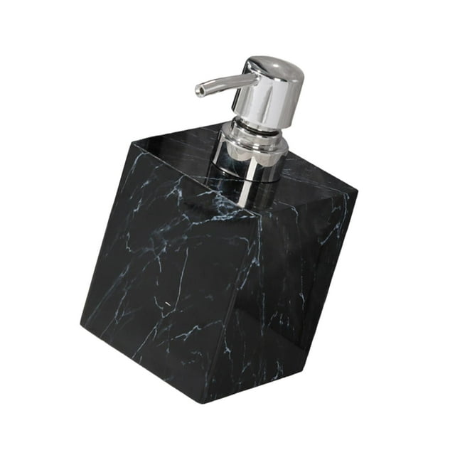 Dispensador de jabón Macarena Negro y plata