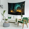 thumbnail image 2 of YFYANG Dream Forest Tapestry, Bedroom Dormitory Living Room Decoration Tapestrys Wall Hanging , 80 x 60 in, 2 of 8